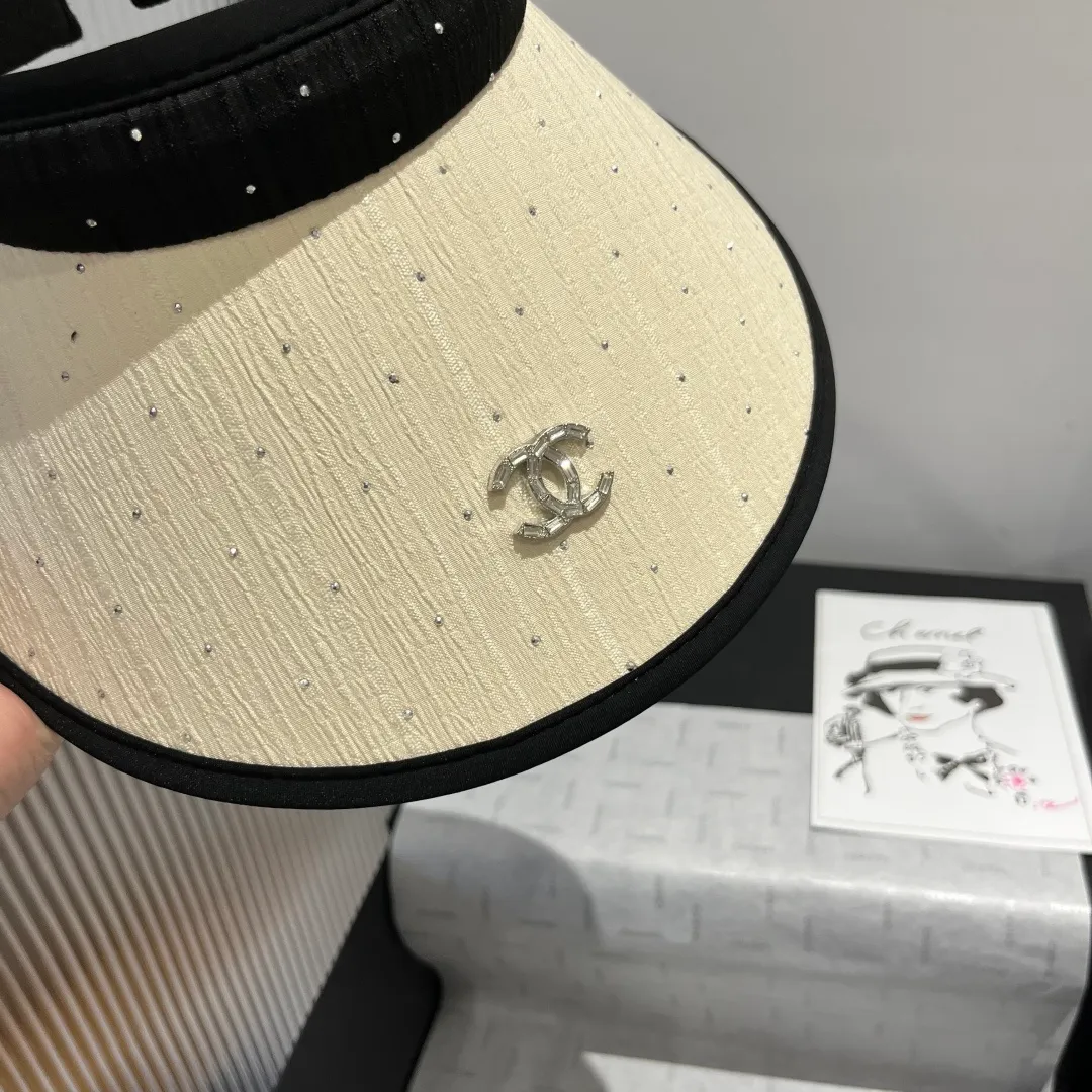 💰90¥ Chanel Chanel hollow top headband sun hat