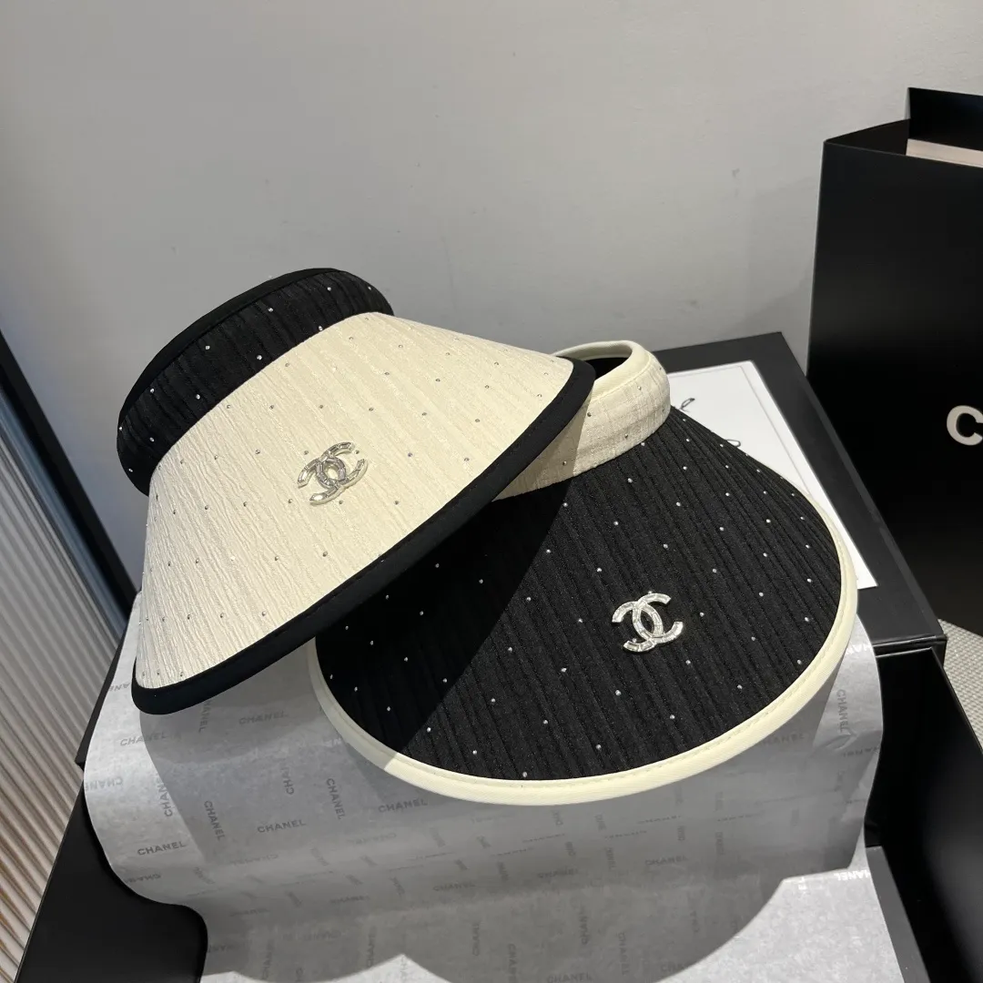 💰90¥ Chanel Chanel hollow top headband sun hat