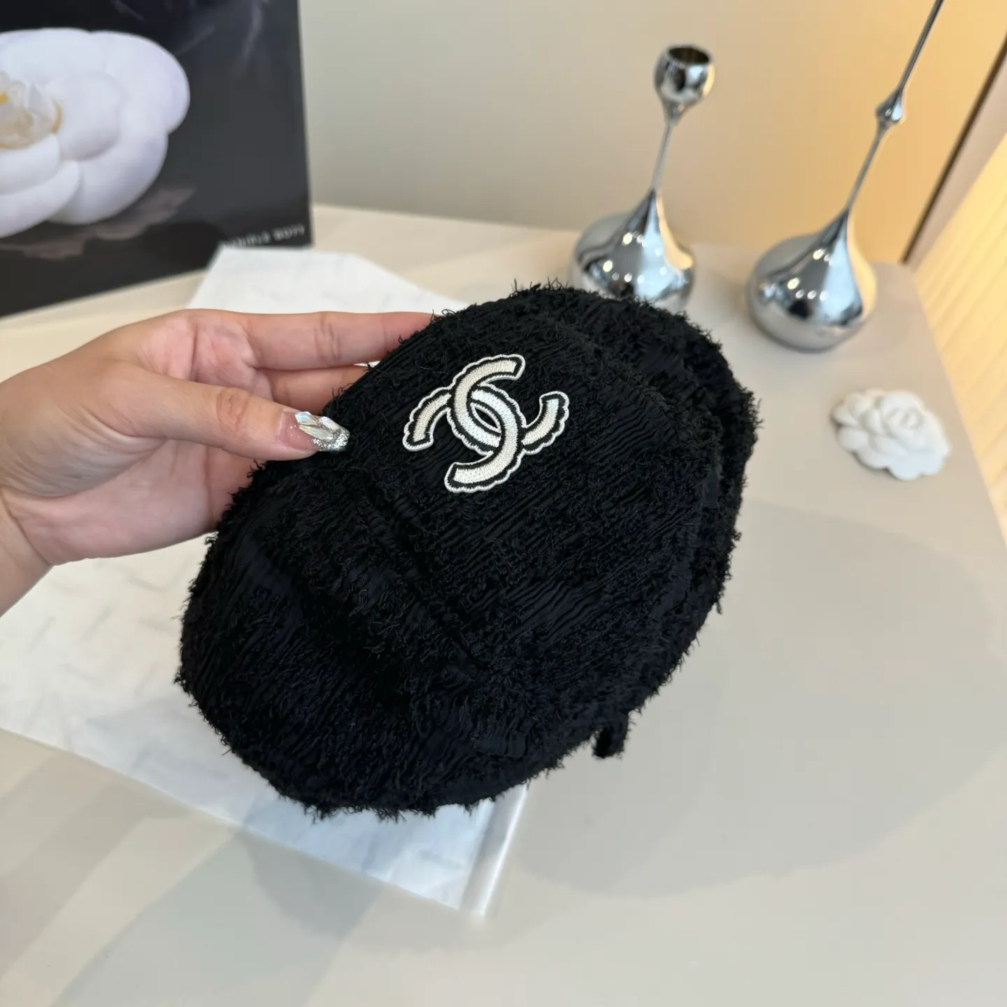 💰100¥ Chanel beret, head circumference 57cm