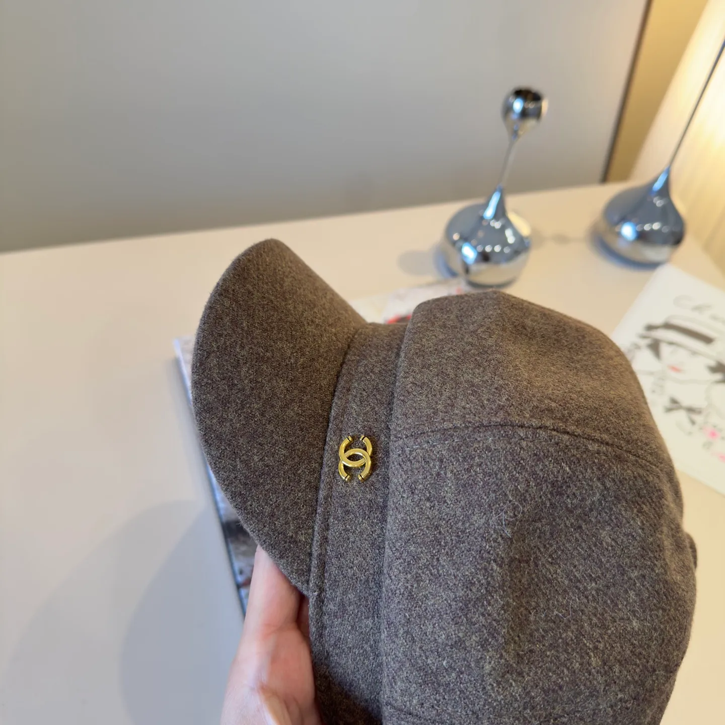 💰90¥ Chanel new duck tongue military cap, advanced customization, head circumference 57cm