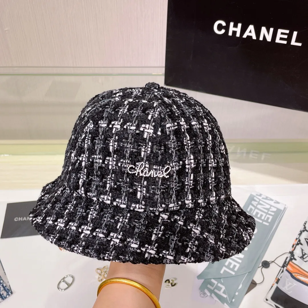 P70 Chanel Chanel 2023 autumn and winter new lady style fisherman hat, foldable, easy to carry when traveling, head circumference 57cm