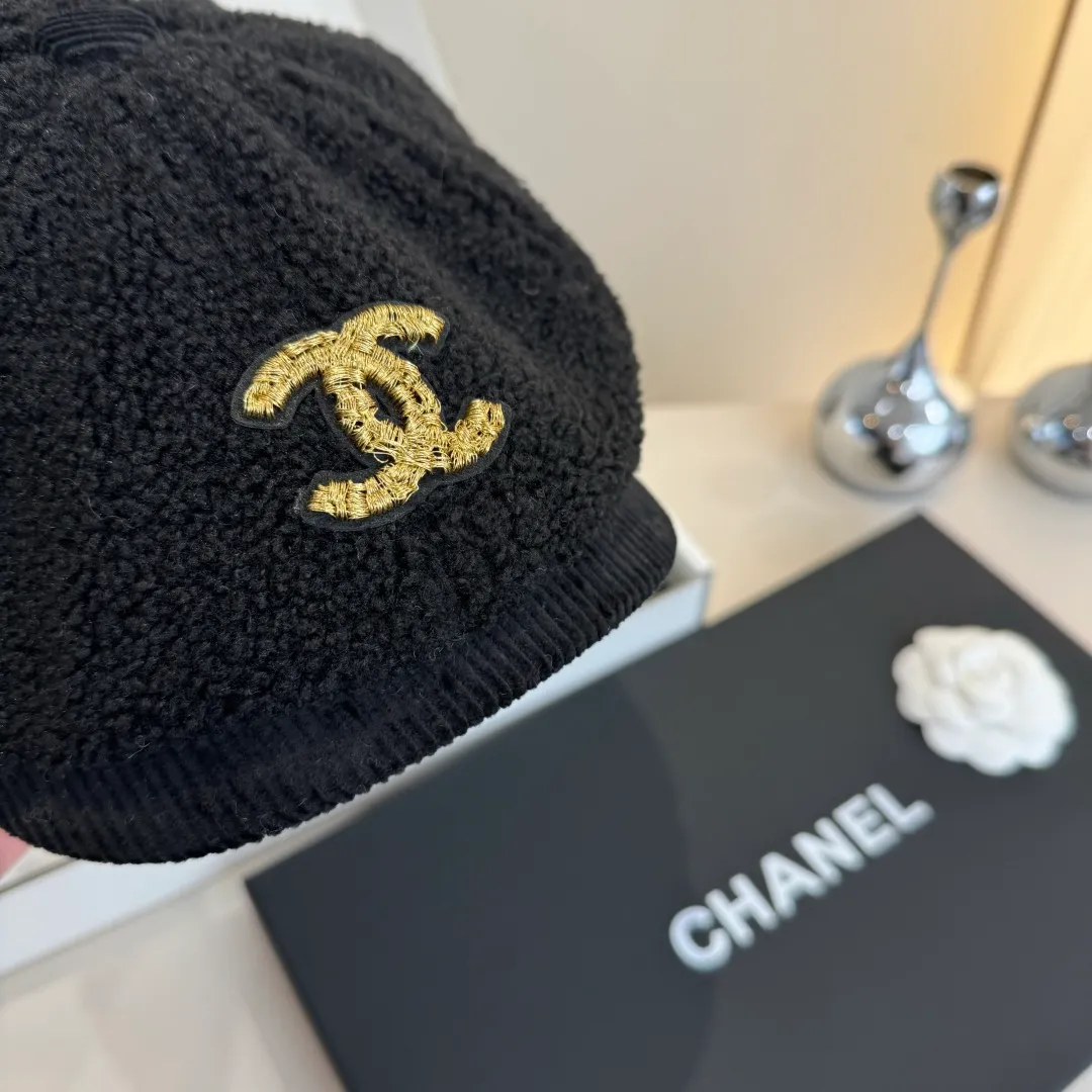 🉐150¥ Chanel wool duck bill forward cap, unisex,