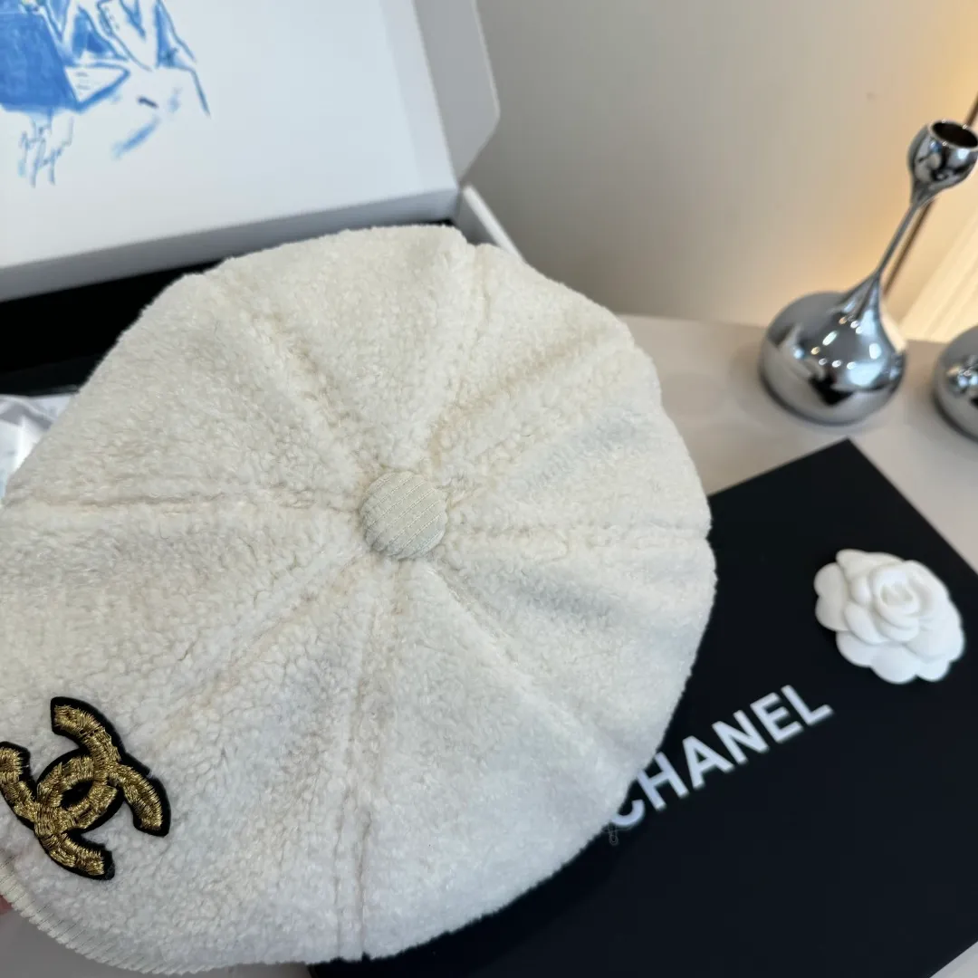 🉐150¥ Chanel wool duck bill forward cap, unisex,