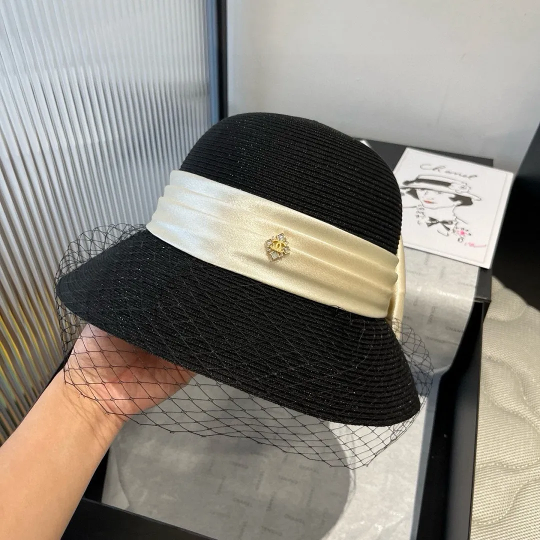 💰170¥ Chanel mesh basin hat, made of high-grade PP straw, head circumference 57cm