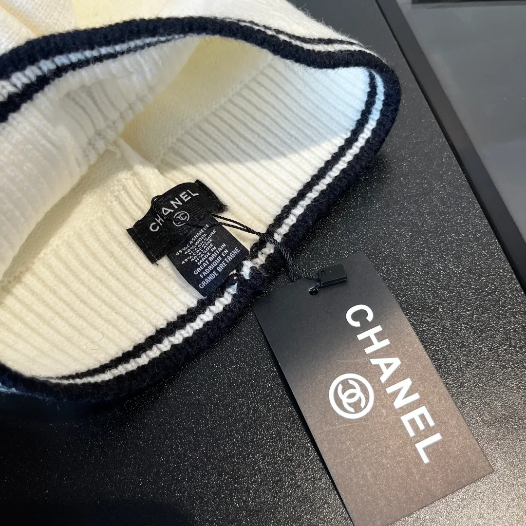 💰70¥ Chanel pullover woolen hat, dual-purpose hat and scarf, very cost-effective