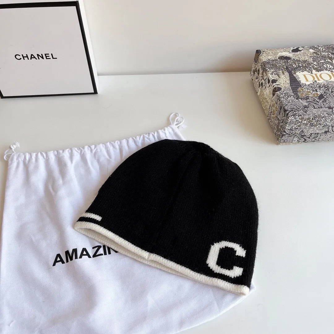 🉐60💛 Comes with dust bag [CHANEL Chanel] 2021 autumn and winter new style small fragrance style wool hat, super hot 💖 first-class texture, very easy to match when going out!