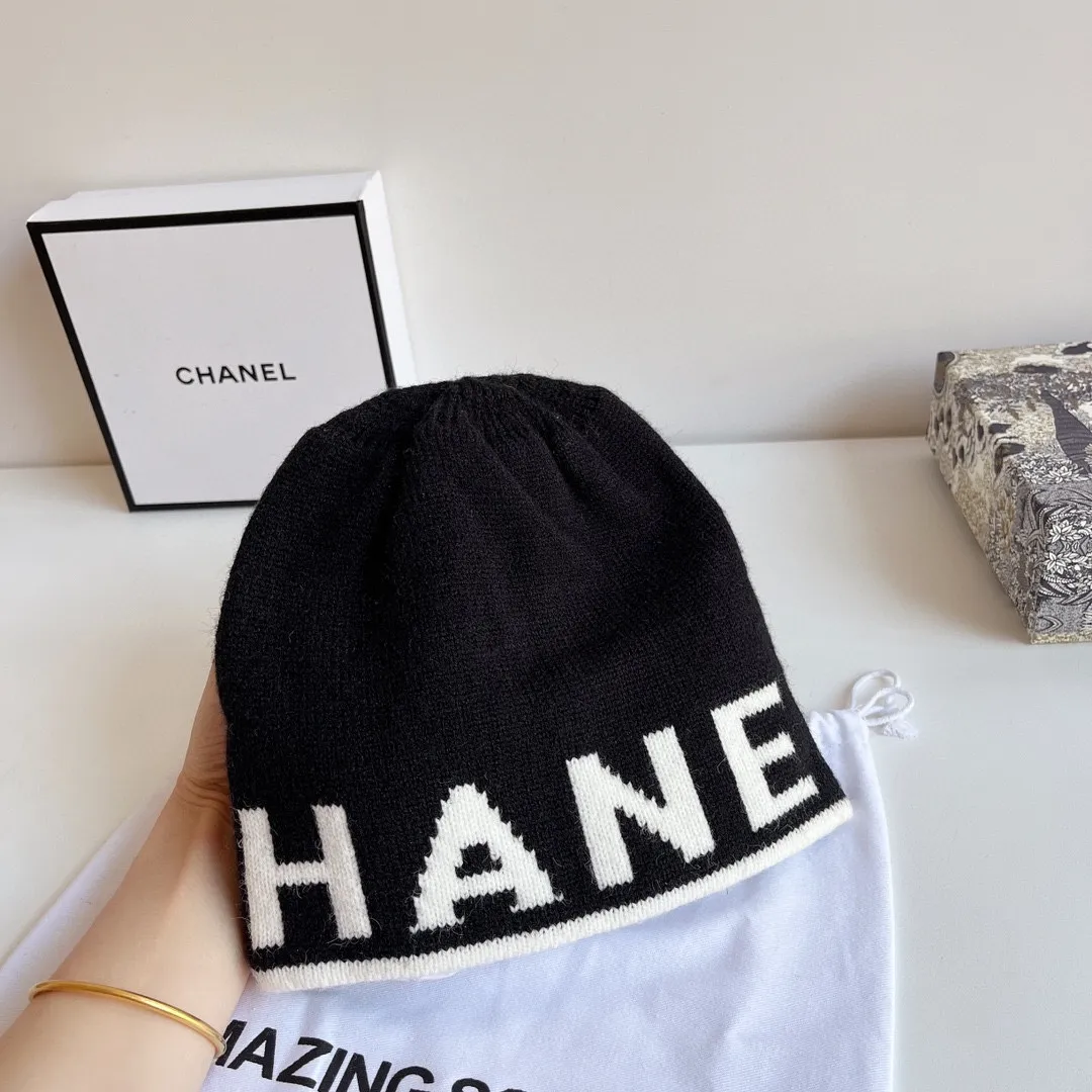🉐60💛 Comes with dust bag [CHANEL Chanel] 2021 autumn and winter new style small fragrance style wool hat, super hot 💖 first-class texture, very easy to match when going out!