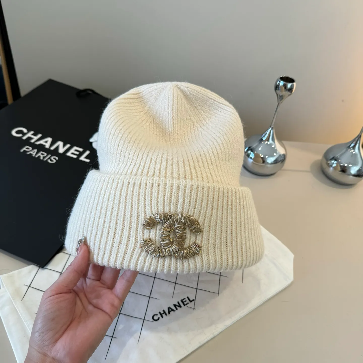 💰90¥ Chanel new style wool hat, thickened fabric