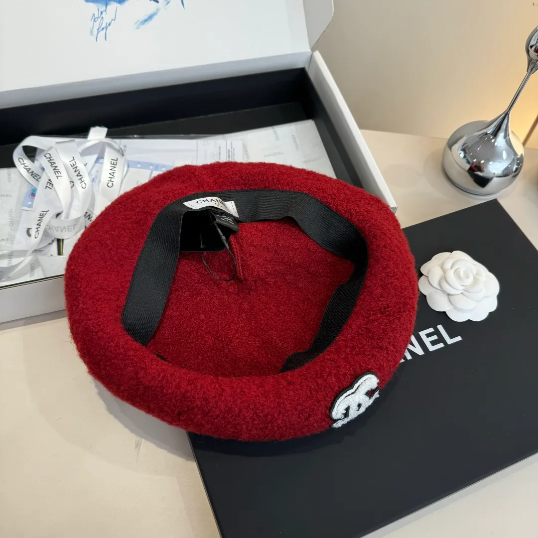 🉐180¥ Chanel wool beret, pumpkin hat, 100% wool🦙 fabric, head circumference 57cm