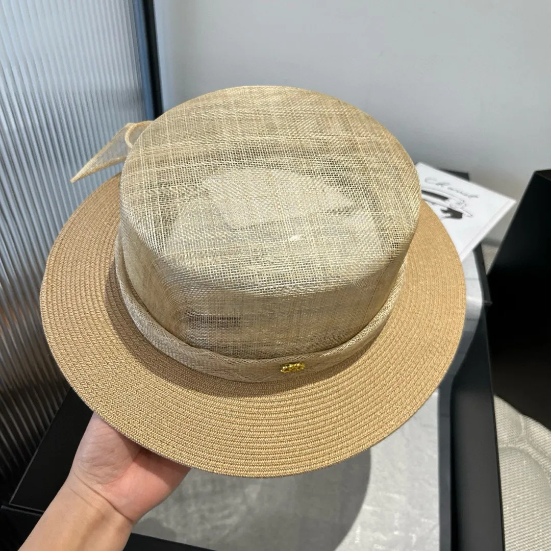 💰220¥ Chanel linen hat, advanced customization, head circumference 57cm