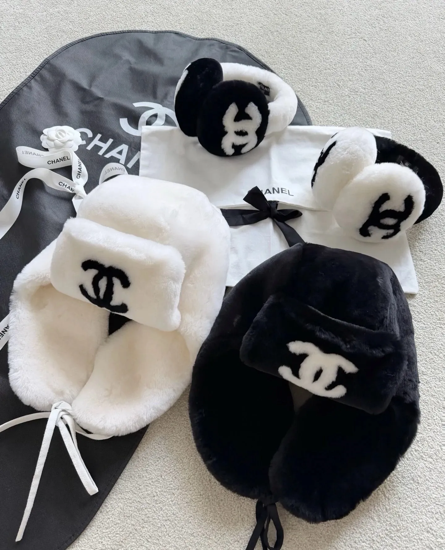 Ranging model Chanel Lei Feng hat earmuffs