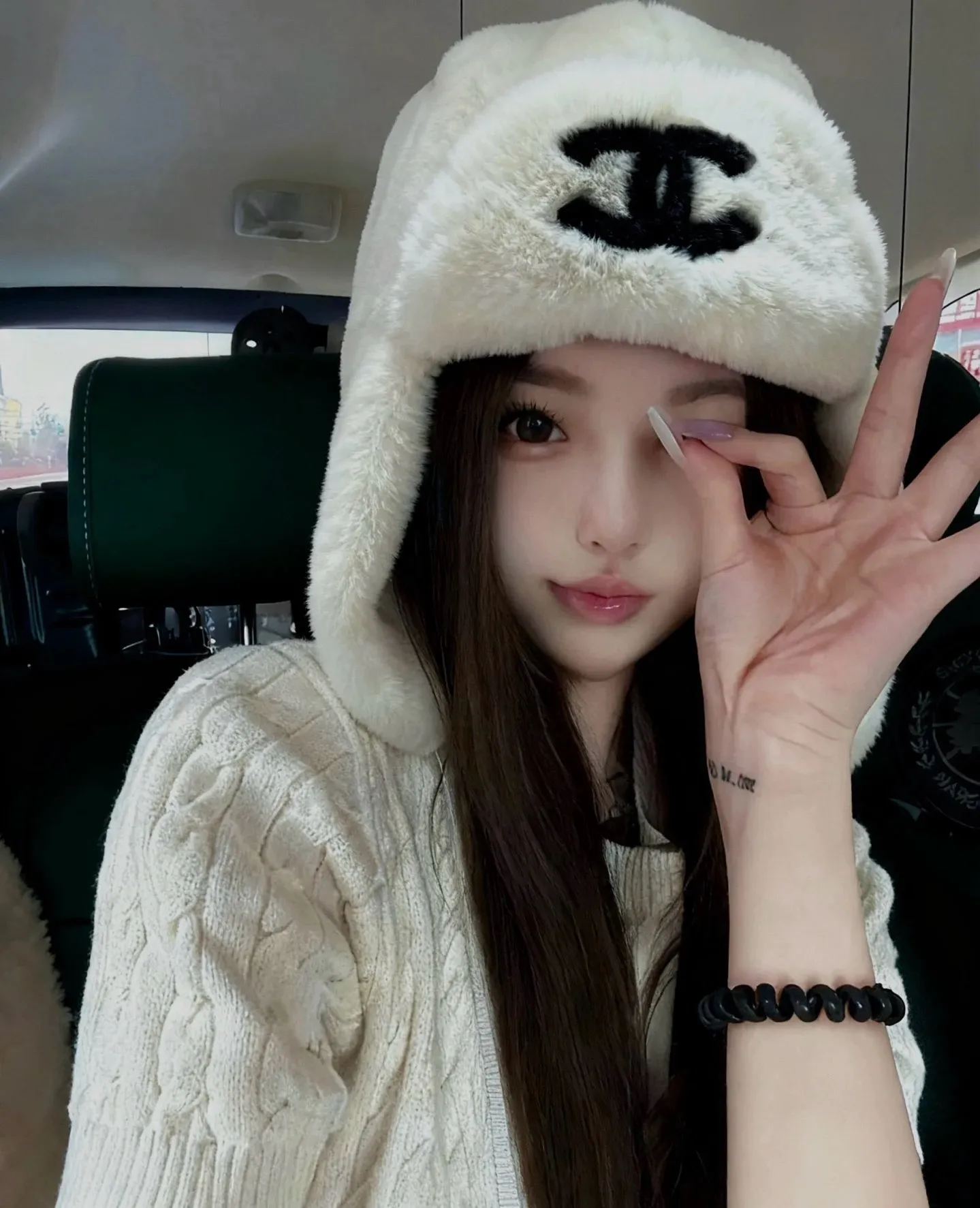 Ranging model Chanel Lei Feng hat earmuffs