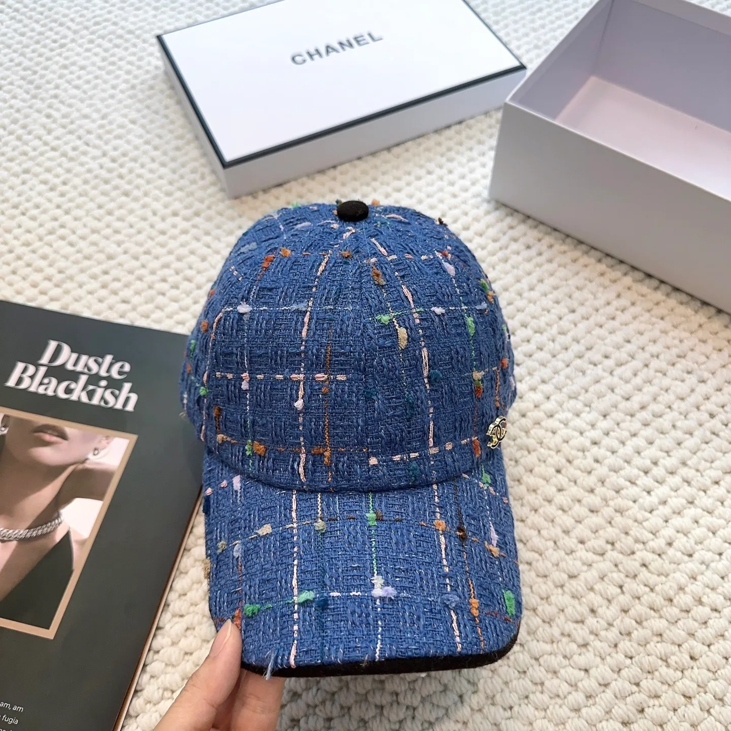 P50 CHANEL Chanel new autumn and winter baseball cap, simple and elegant👈🏻👍casual and fashionable👩trendy and stylish👍Versatile style!