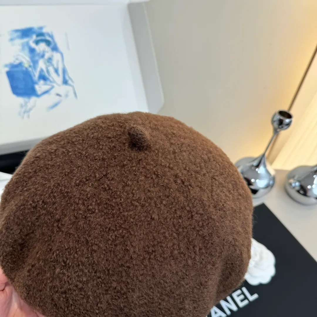 🉐180¥ Chanel wool beret, pumpkin hat, 100% wool🦙 fabric, head circumference 57cm