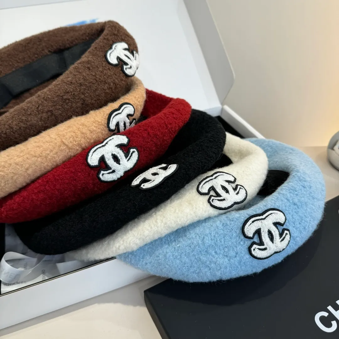 🉐180¥ Chanel wool beret, pumpkin hat, 100% wool🦙 fabric, head circumference 57cm