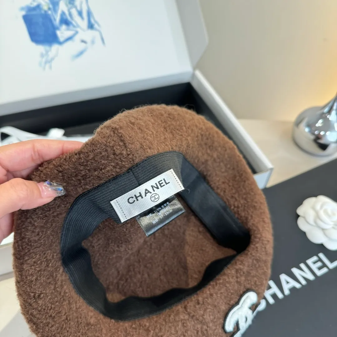 🉐180¥ Chanel wool beret, pumpkin hat, 100% wool🦙 fabric, head circumference 57cm
