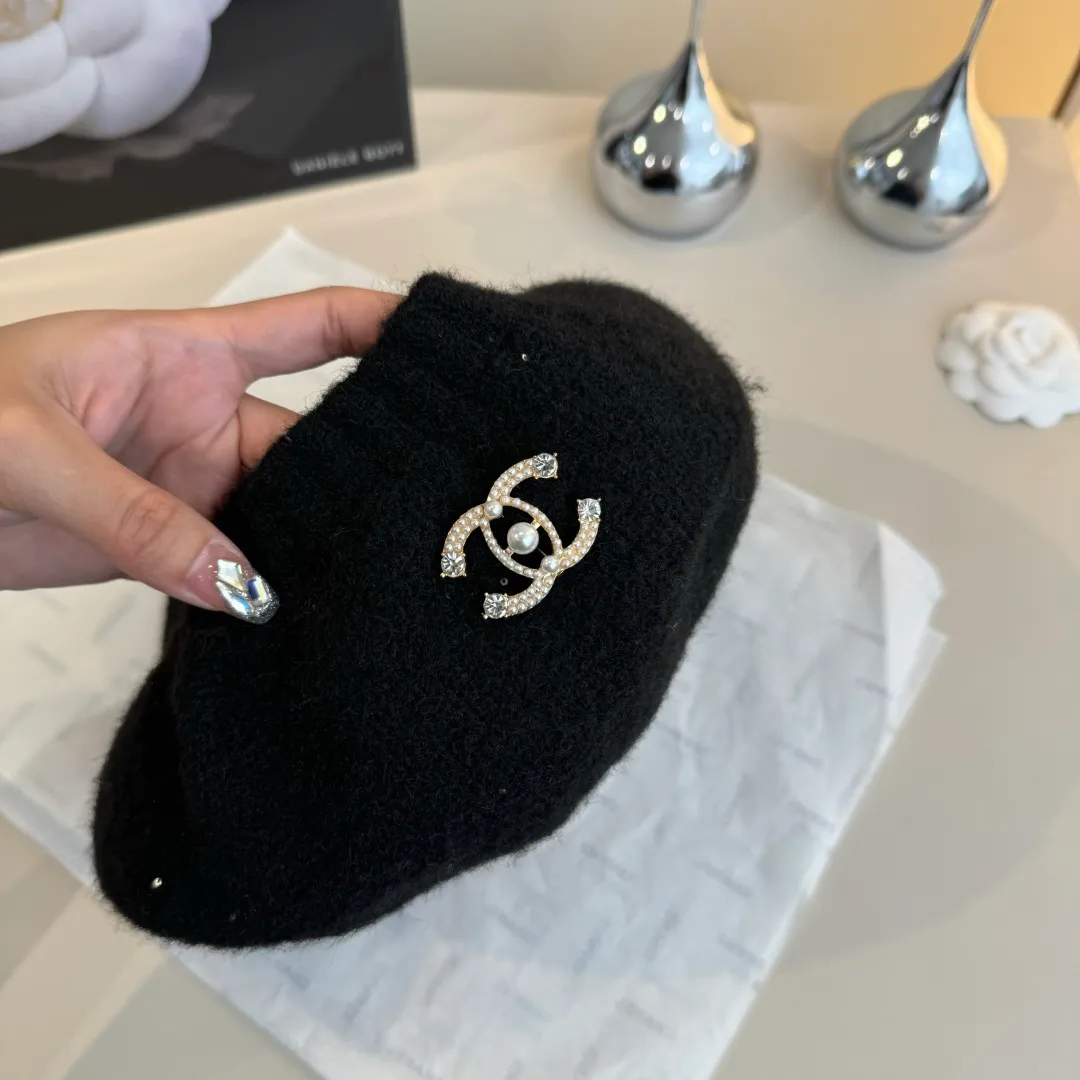 💰100¥ Chanel wool beret, knitted beret, versatile style