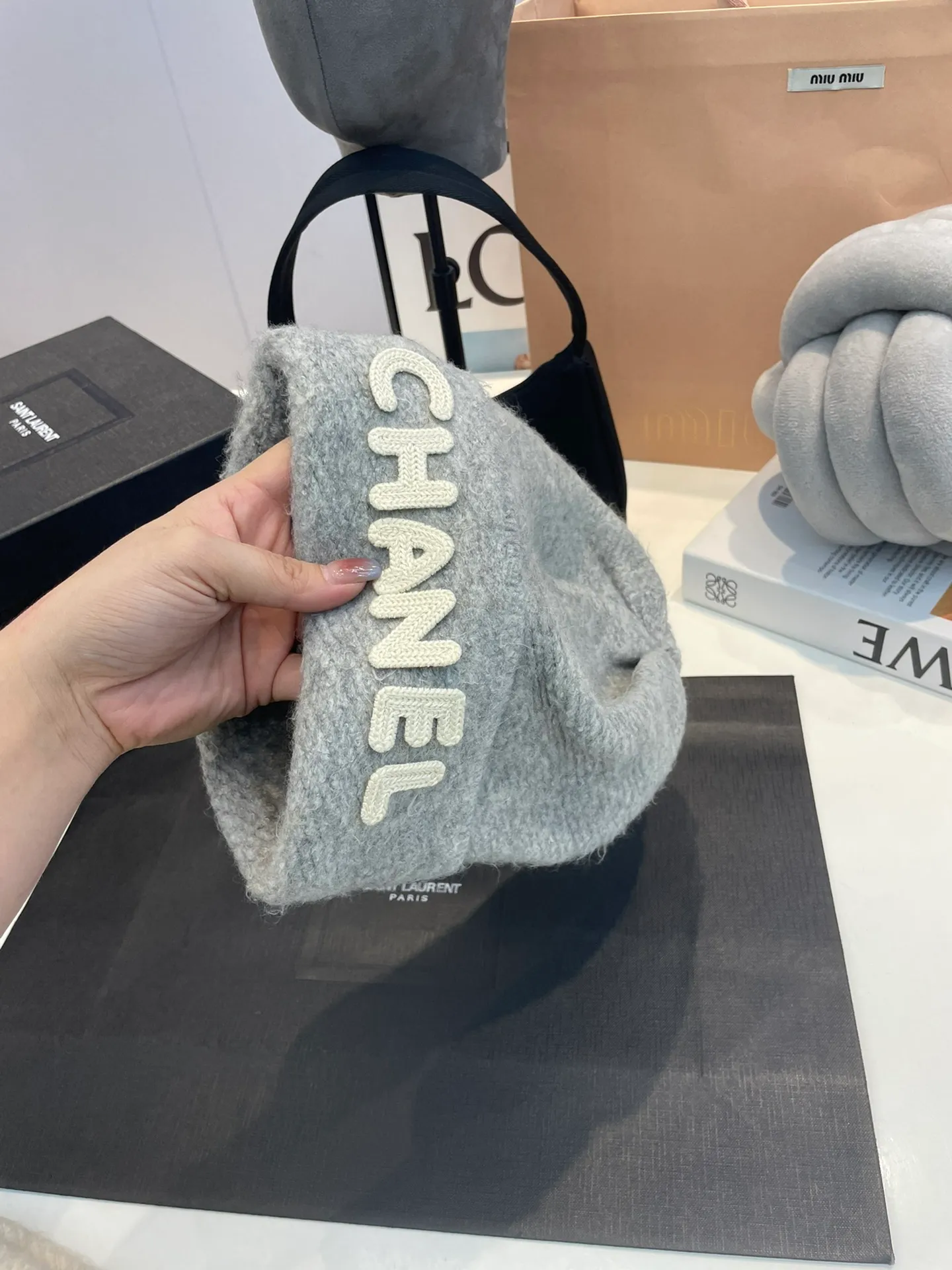 P60 CHANEL Chanel's new 2022 autumn and winter knitted woolen hat, a popular model ~ great for going out on the street!