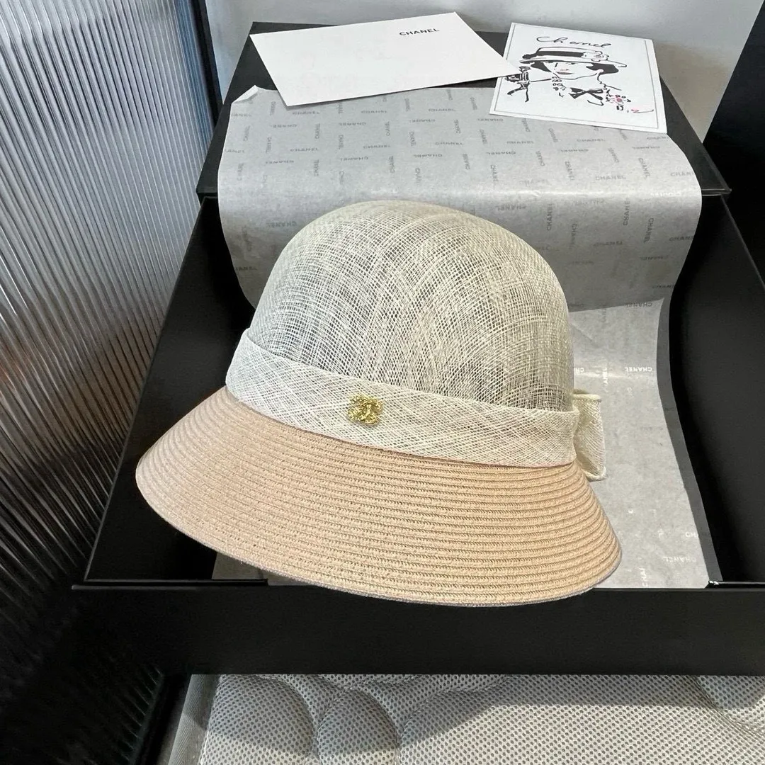 💰220¥ Chanel linen hat, high-end basin hat, head circumference 57cm
