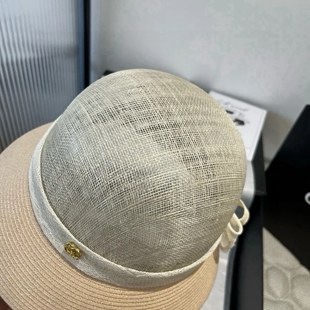 💰220¥ Chanel linen hat, high-end basin hat, head circumference 57cm