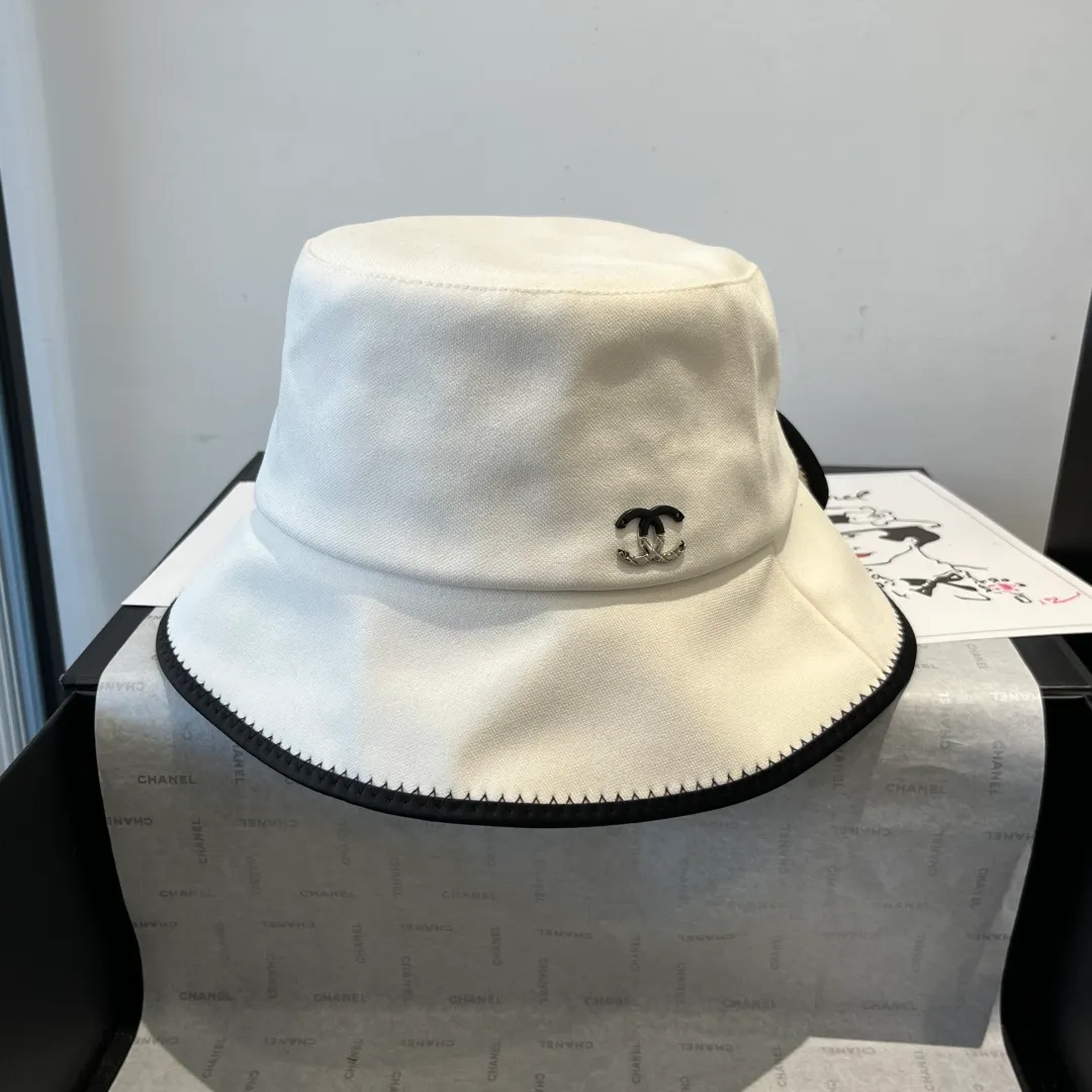 💰100¥ Chanel bow bucket hat, ladylike style, head circumference 57cm