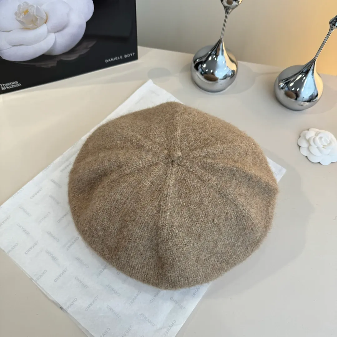 🉐160¥ Chanel wool beret, knitted beret, versatile style