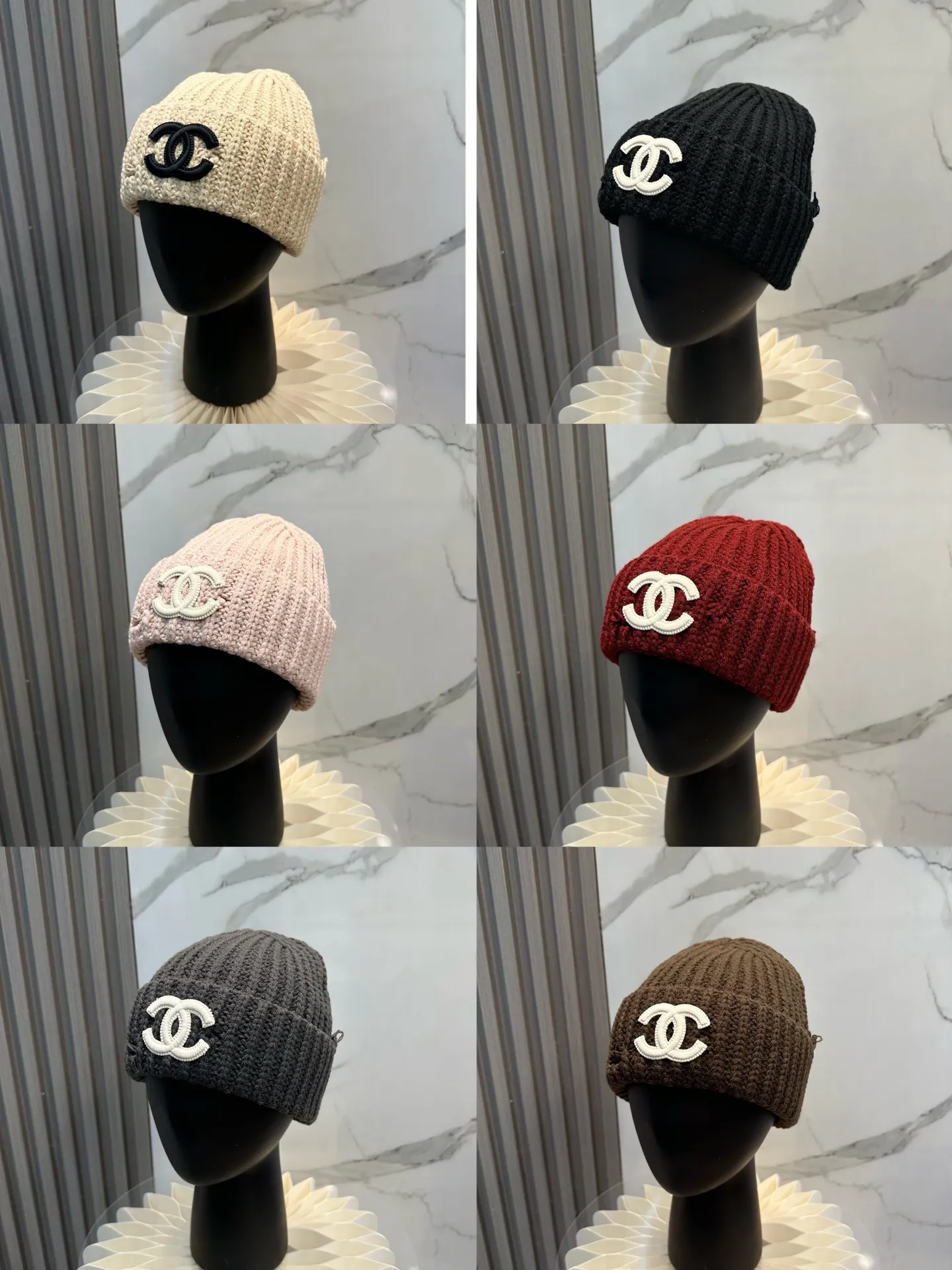 P50 comes with dust bag 🌺 [CHANEL] New knitted hat, Xiaohongshu, recommended by major Internet celebrities! Thicker and warmer, fashionable and popular🌸First-class texture, the best brand for keeping warm in autumn and winter, order now, limited quantity available
