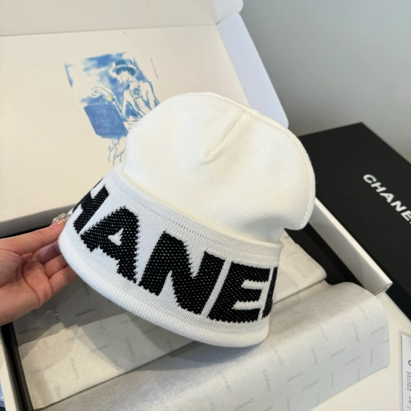 💰70¥ Chanel knitted beanie