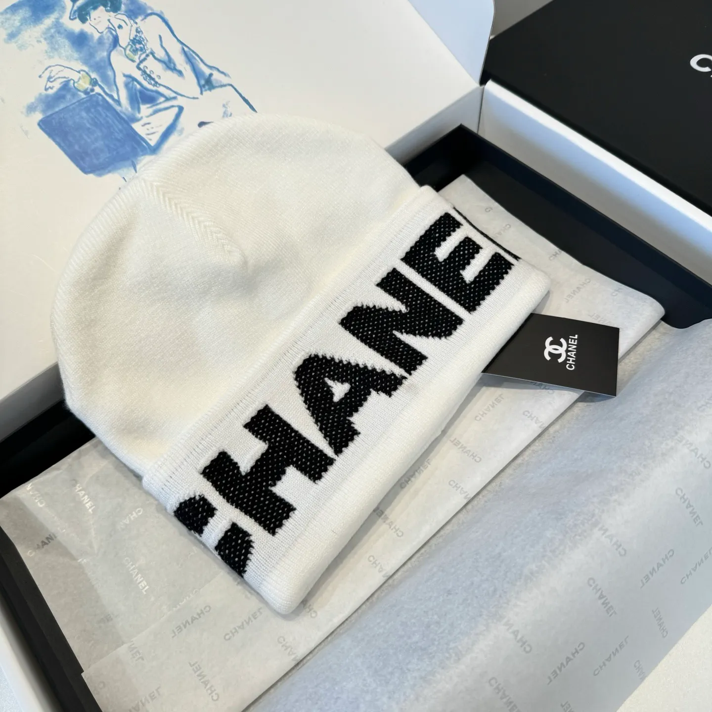 💰70¥ Chanel knitted beanie