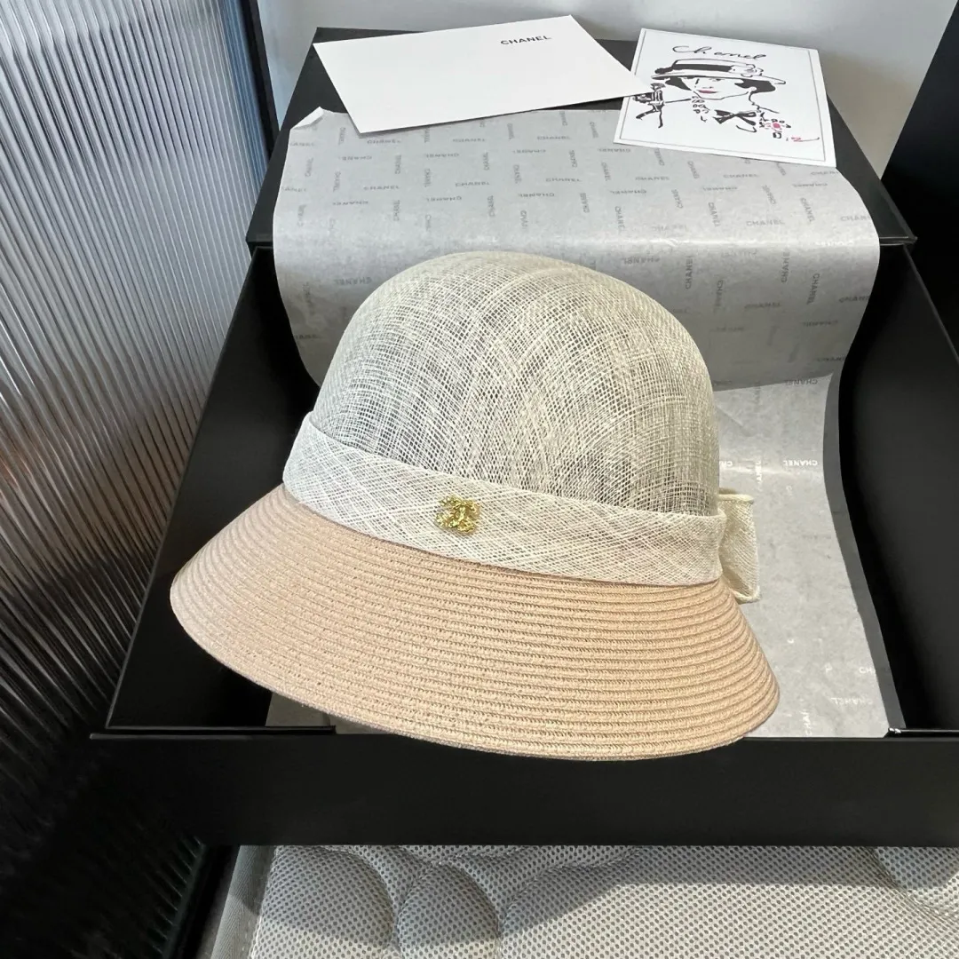 💰220¥ Chanel linen hat, high-end basin hat, head circumference 57cm