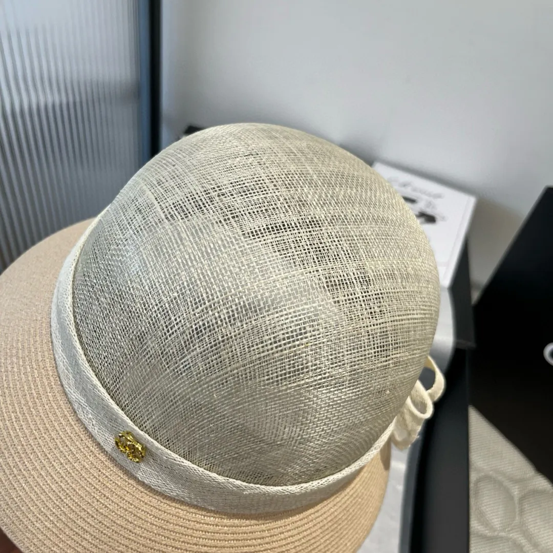 💰220¥ Chanel linen hat, high-end basin hat, head circumference 57cm