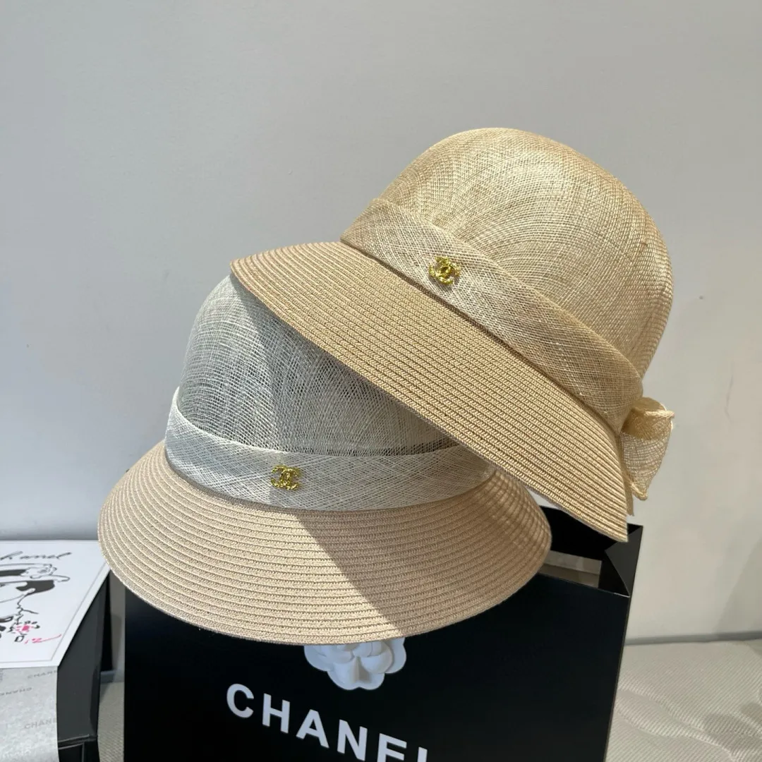 💰220¥ Chanel linen hat, high-end basin hat, head circumference 57cm