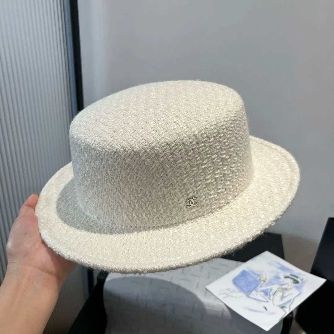 💰170¥ Chanel Chanel classic lady style flat top hat, head circumference 57cm