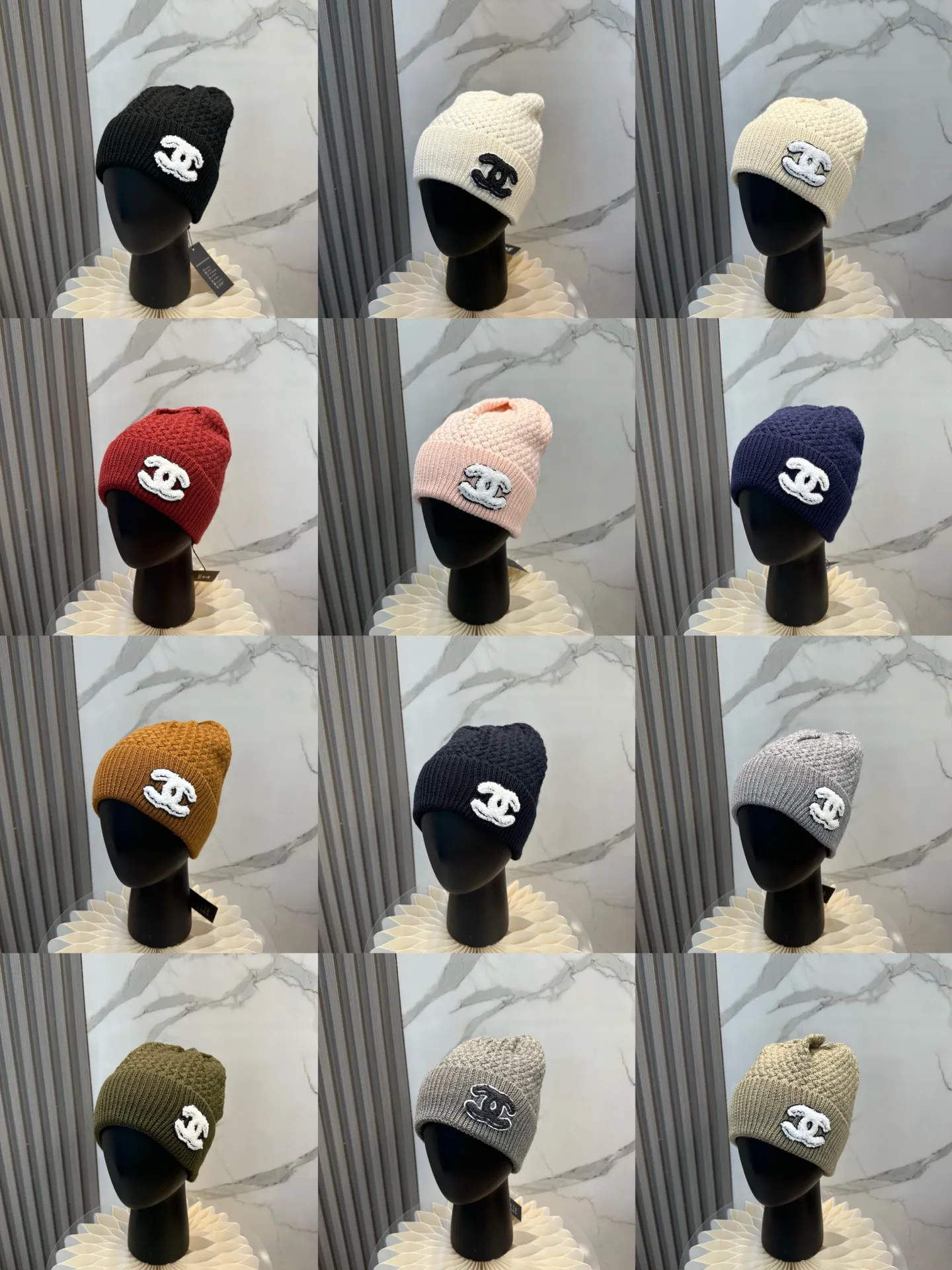 P70 Chanel official website quality Chanel autumn and winter fashion blogger recommended knitted hat, which hides a quiet sense of luxury. Every line is neat and generous, simple but not simple, generous and stylish. Every detail shows high-end taste, and the sense of fashion becomes more and more intriguing in the restraint.