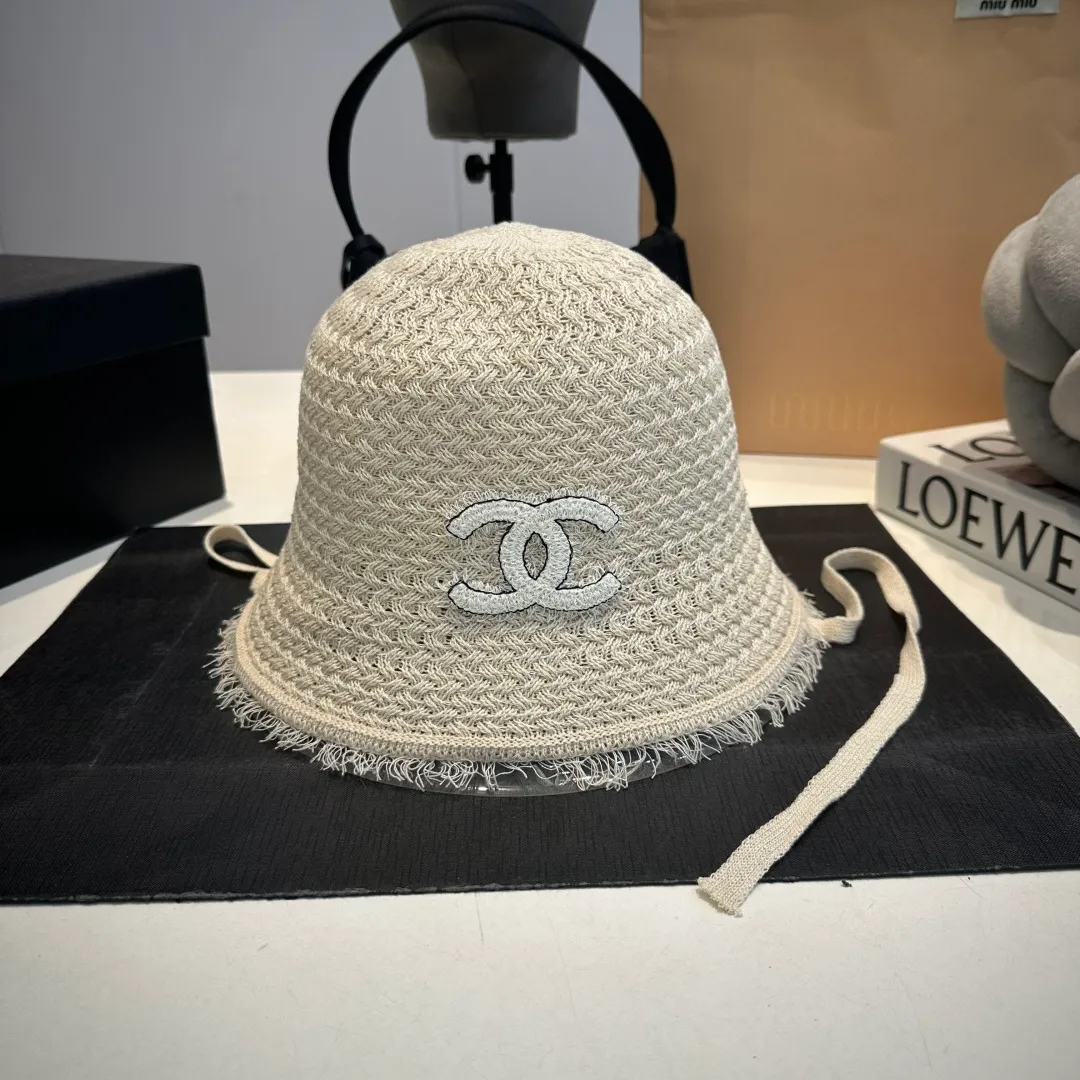 P60 Chanel sunshade bucket hat, foldable, head circumference 57cm