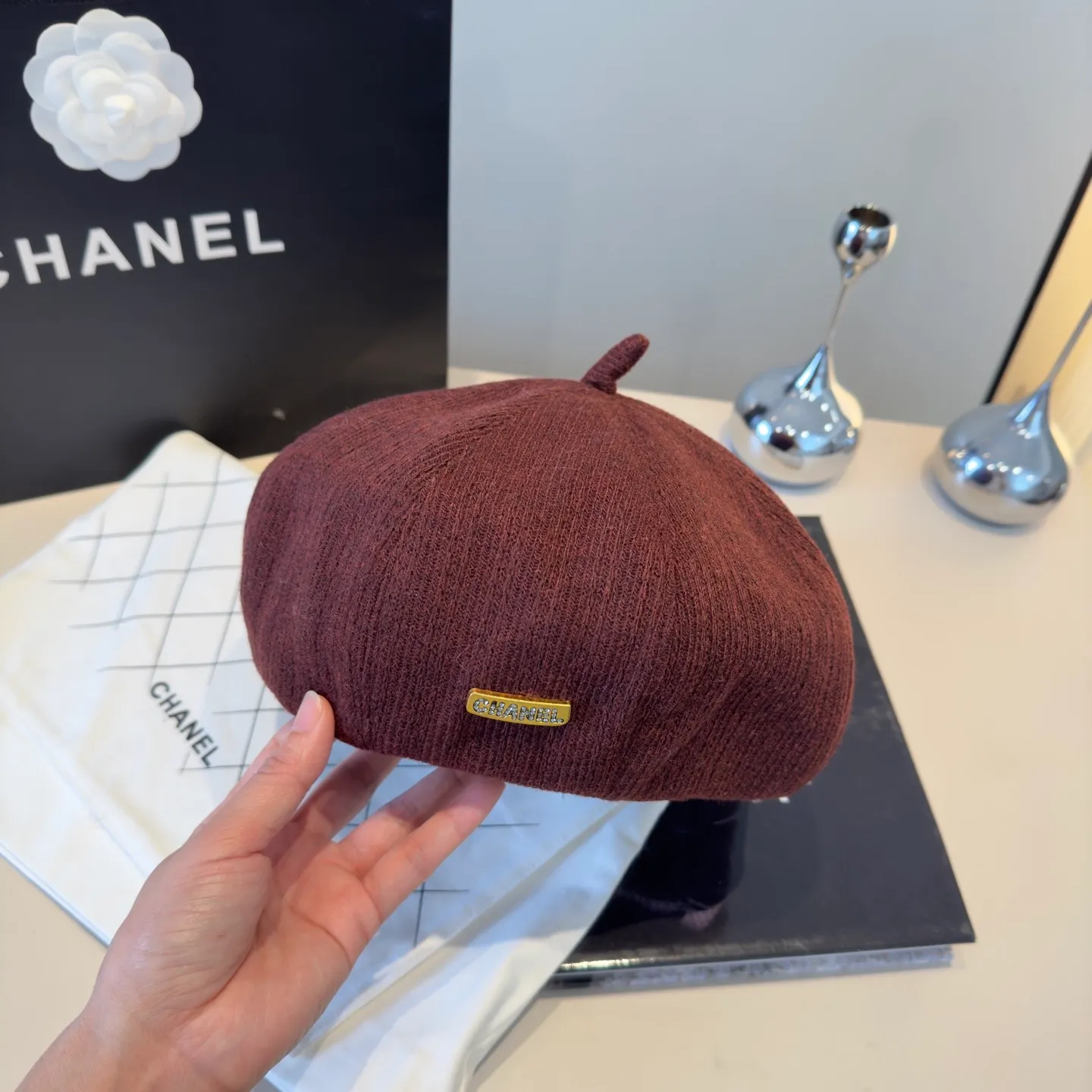 💰100¥ Chanel new beret head circumference 57cm