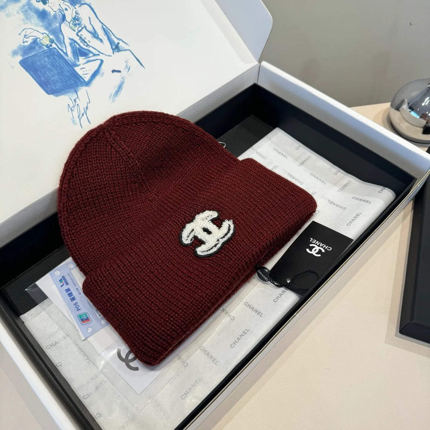 💰80¥ Chanel knitted beanie