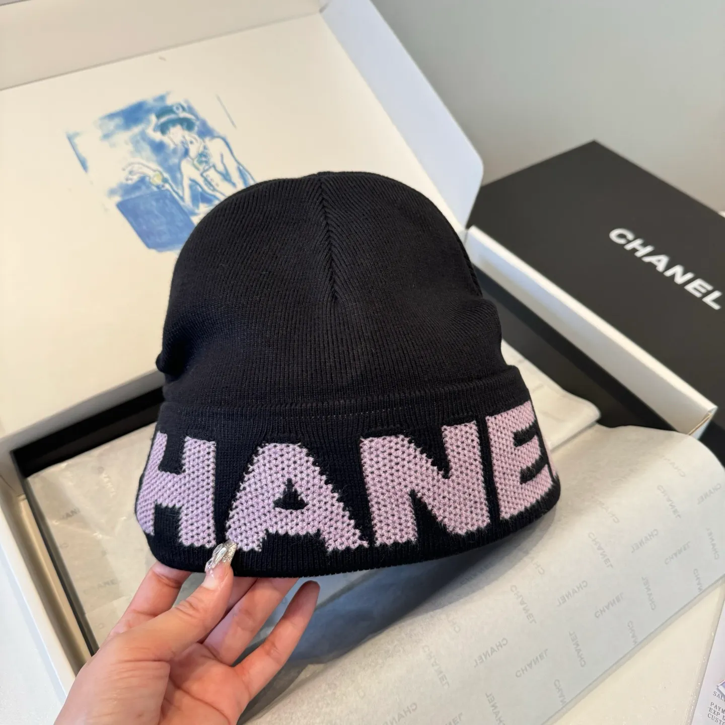 💰70¥ Chanel knitted beanie