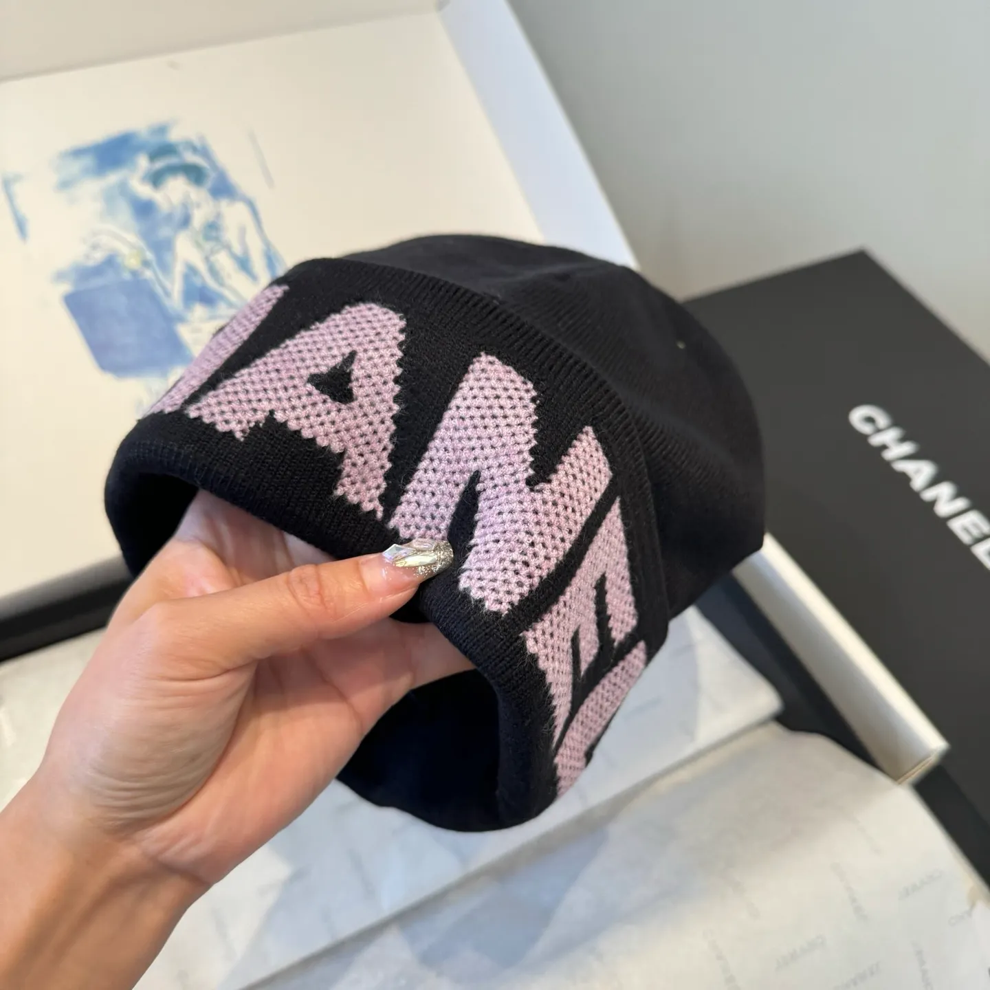 💰70¥ Chanel knitted beanie