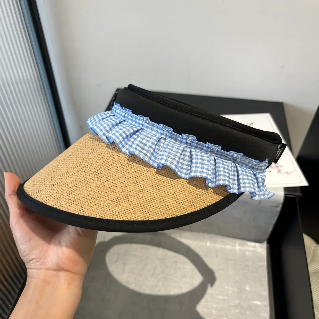 💰100¥ Chanel empty top sun hat