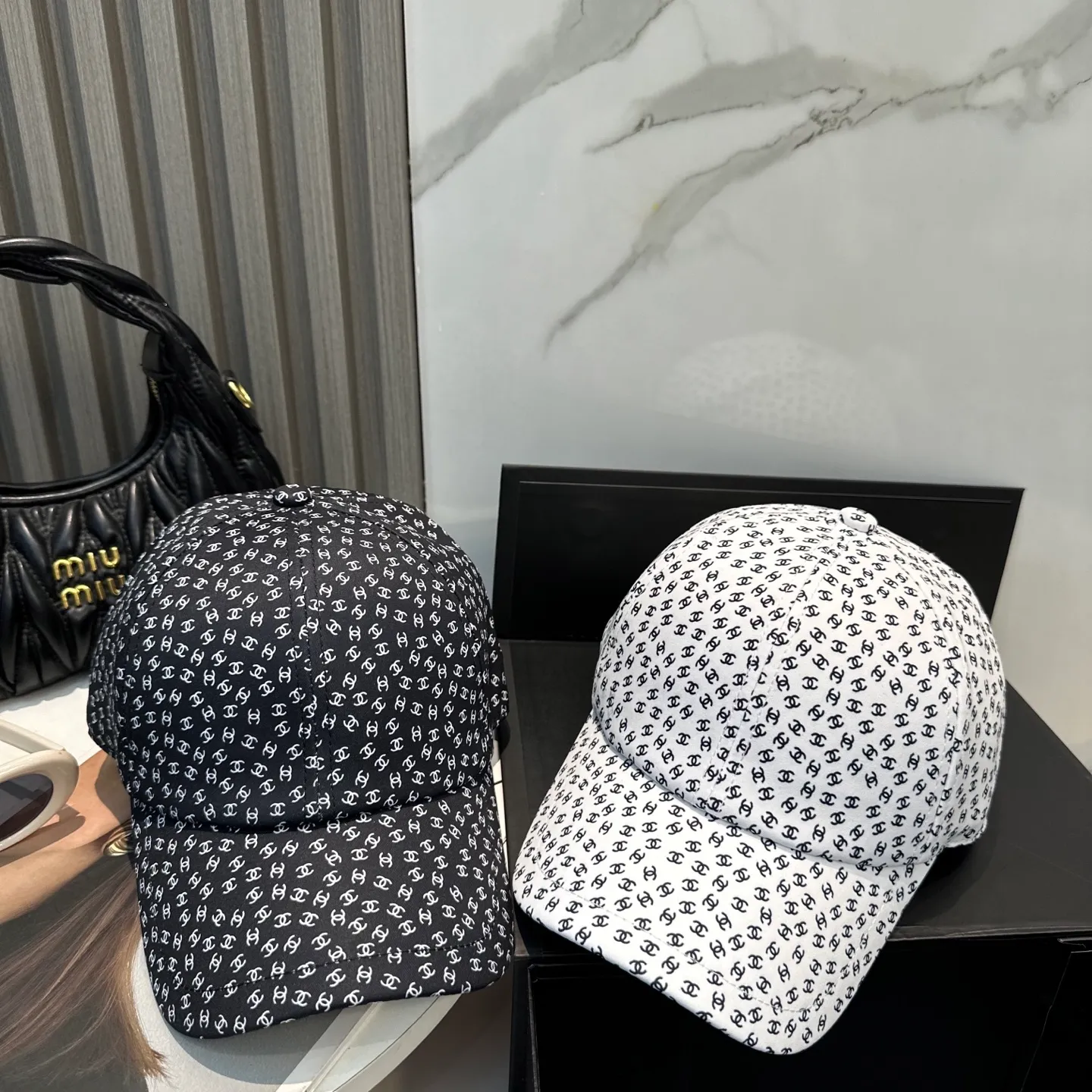 P66 CHANEL】New jacquard logo bucket hat 🧢New model shipped, big brand style is super easy to match, hurry up and get it