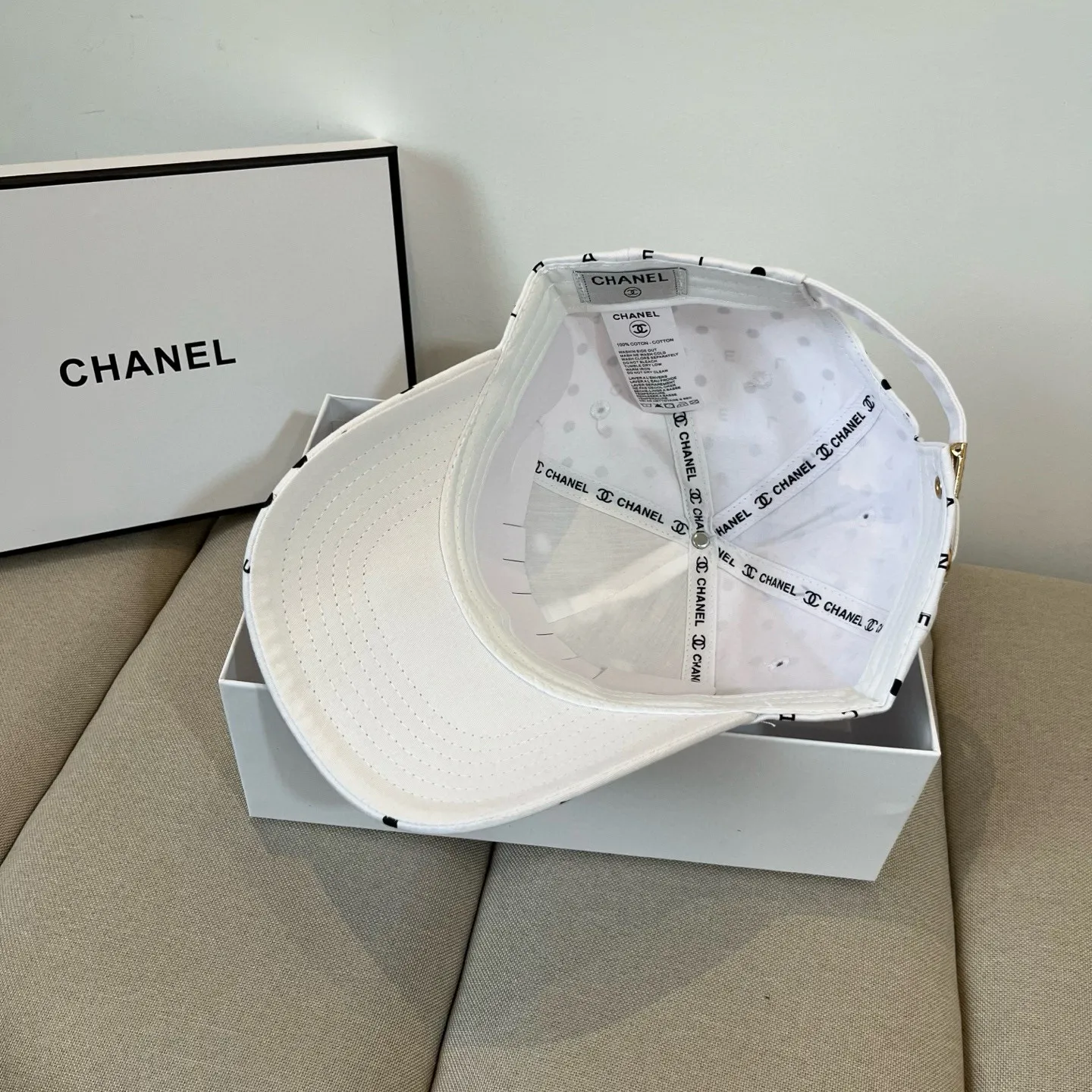 💰70 CHANEL Chanel 2025 new small fragrance big-name baseball cap, counter classic style, unisex, head circumference 57, four colors available