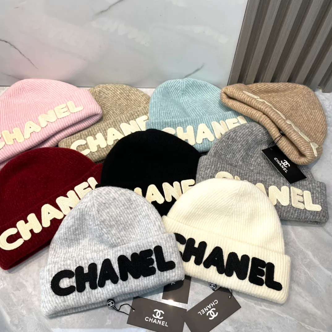 P66 comes with dust bag 🌺 [CHANEL] New wool knitted hat, Xiaohongshu, recommended by major Internet celebrities! Thicker and warmer, fashionable and popular🌸First-class texture, the best brand for keeping warm in autumn and winter, order now, limited quantity available
