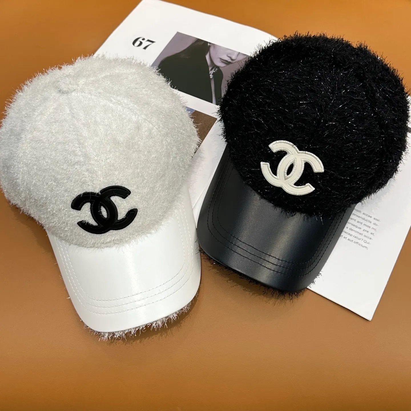 P60 CHANEL Chanel's new autumn and winter baseball cap, simple and elegant👈🏻👍casual and fashionable👩trendy and stylish👍Versatile style!
