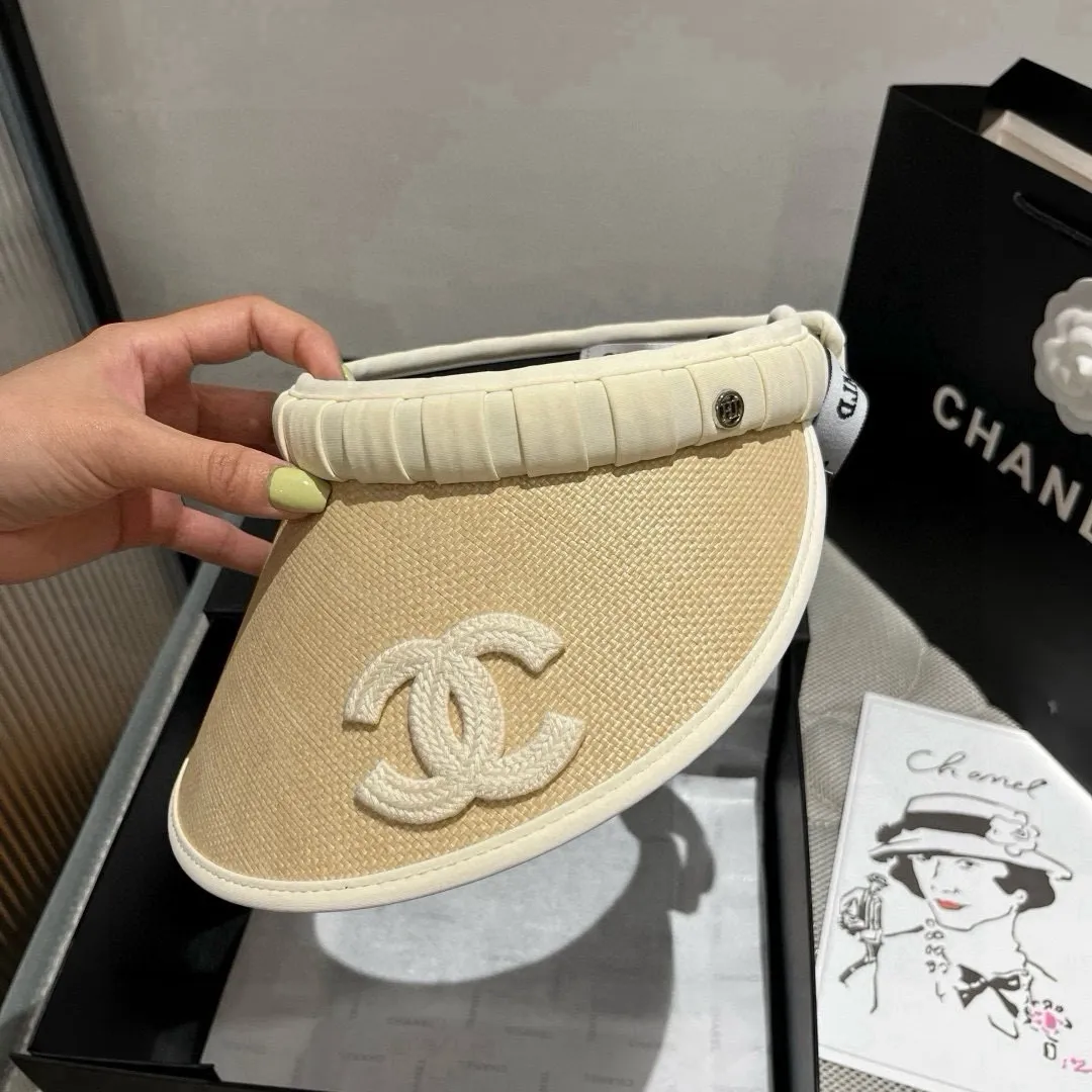 💰80¥ Chanel new headband sun hat