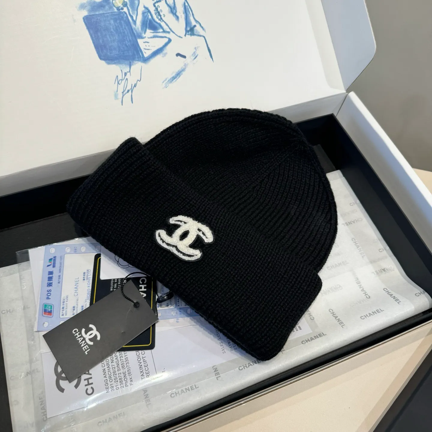 💰80¥ Chanel knitted beanie