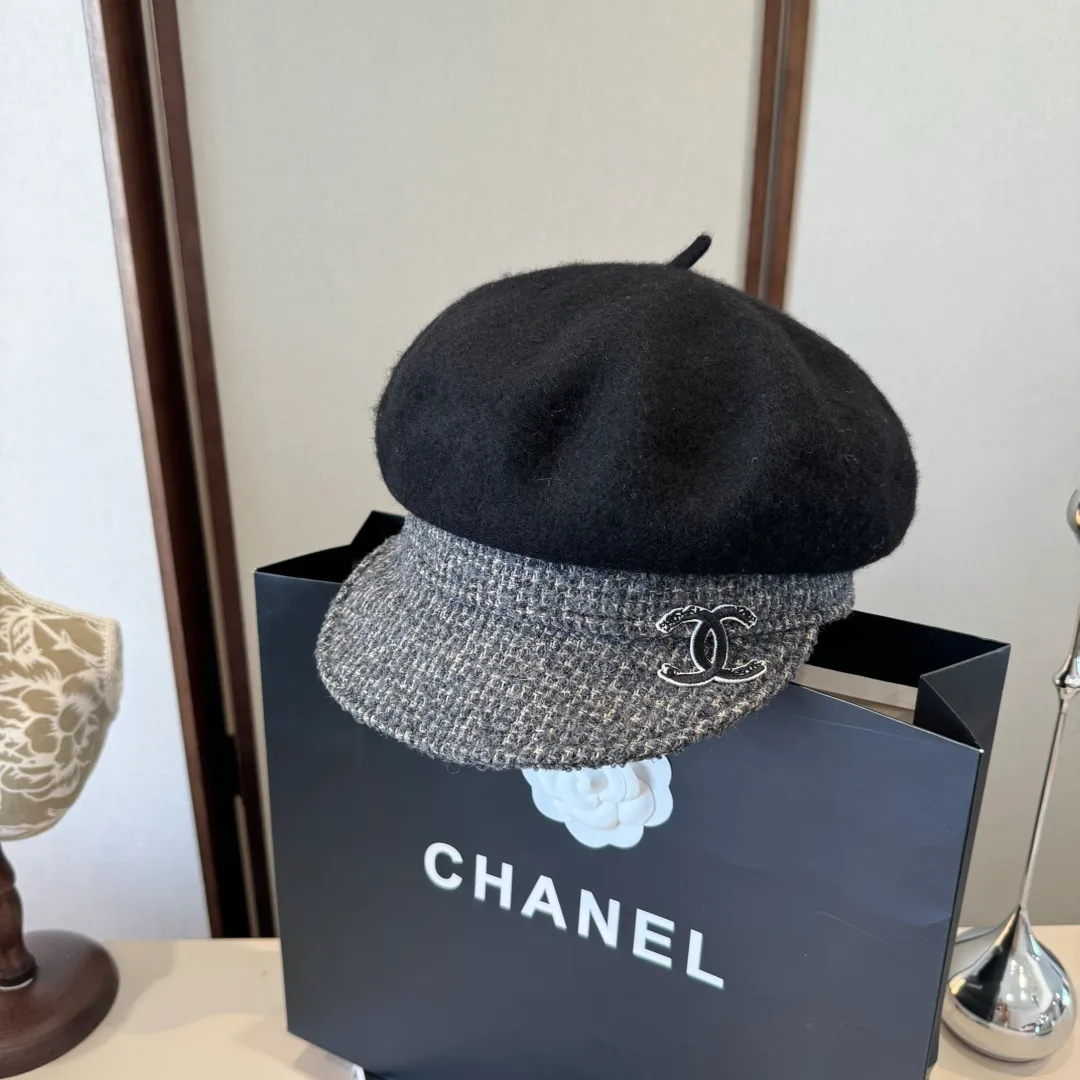 💰110¥ Chanel Chanel new duck tongue military cap, advanced customization, head circumference 57cm