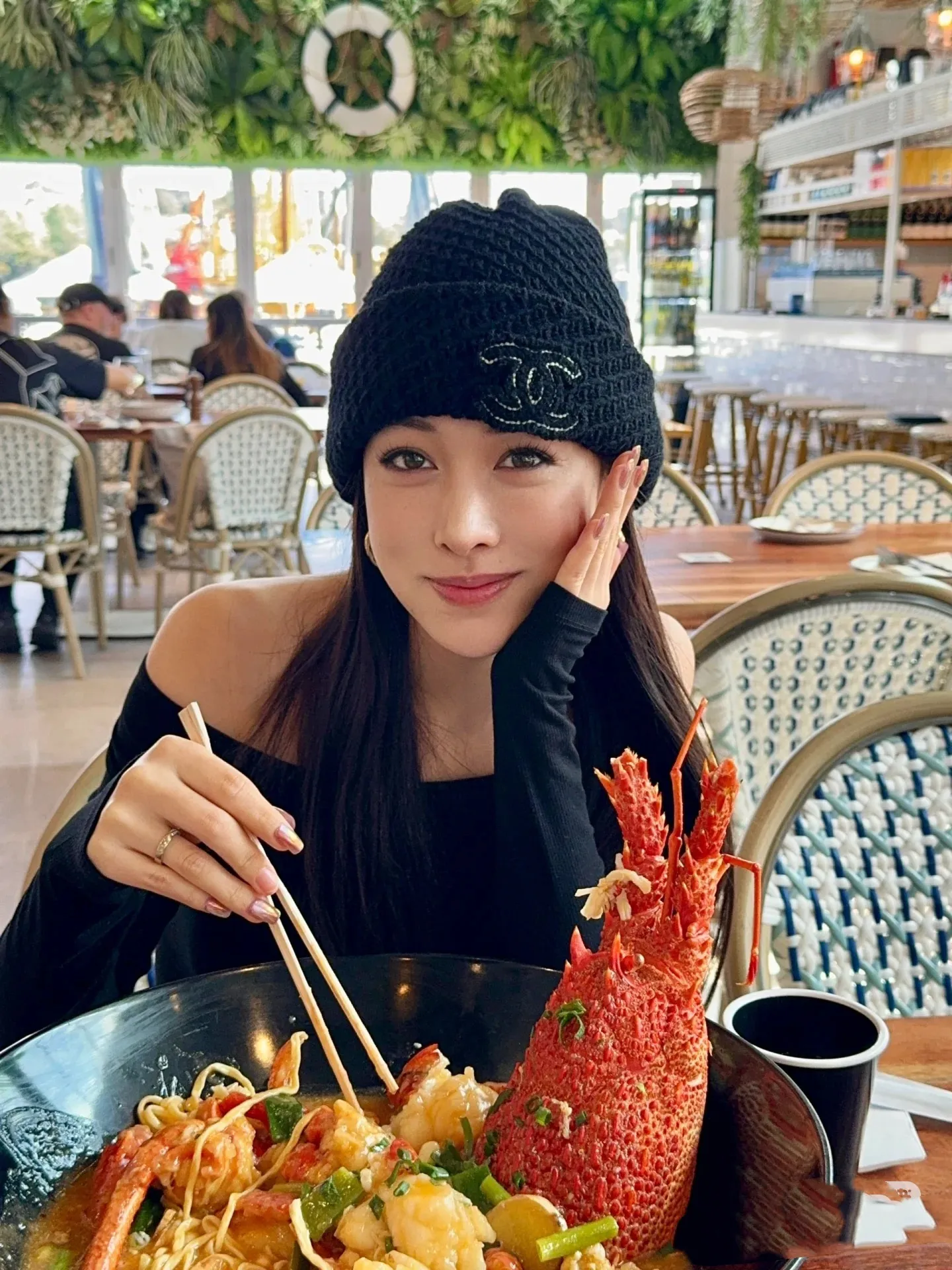 P60 CHANEL Chanel 2024 autumn and winter counter new knitted hat cold hat