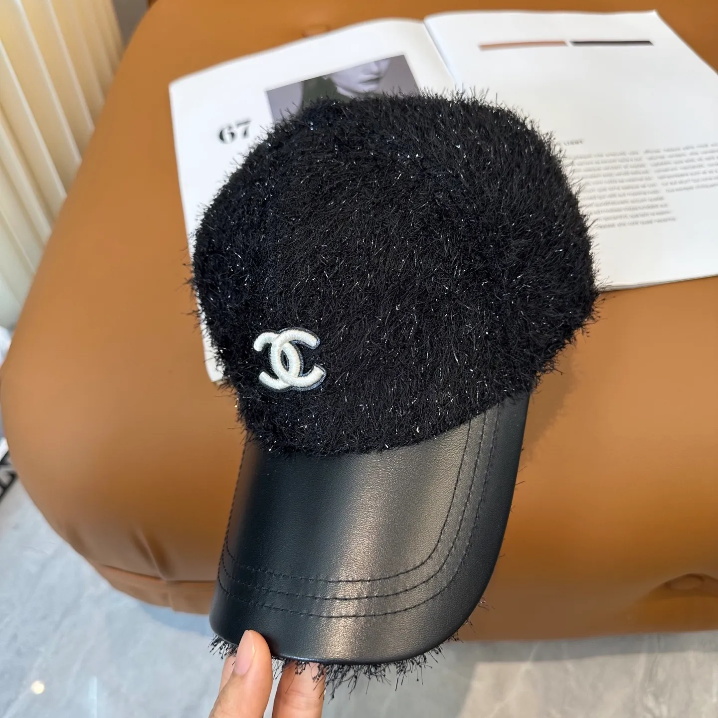 P60💛 Comes with dust bag [CHANEL Chanel] New autumn and winter small fragrance style baseball cap🧢, the big brand model is super easy to match, one that you can wear with your eyes closed