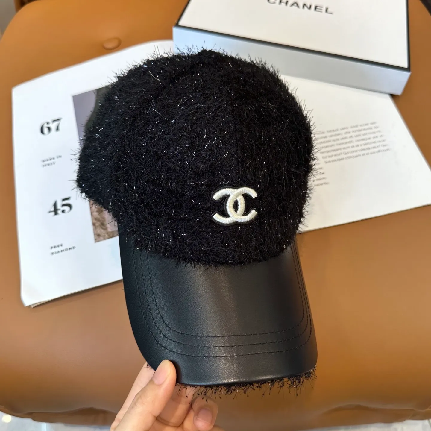 P60💛 Comes with dust bag [CHANEL Chanel] New autumn and winter small fragrance style baseball cap🧢, the big brand model is super easy to match, one that you can wear with your eyes closed